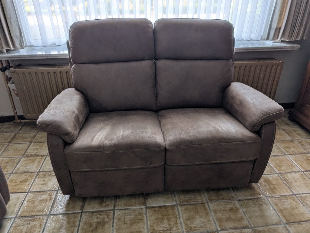 3 + 2 zits zetel met 4 x relax mogelijkheid, Enlèvement, Comme neuf, Autres matériaux