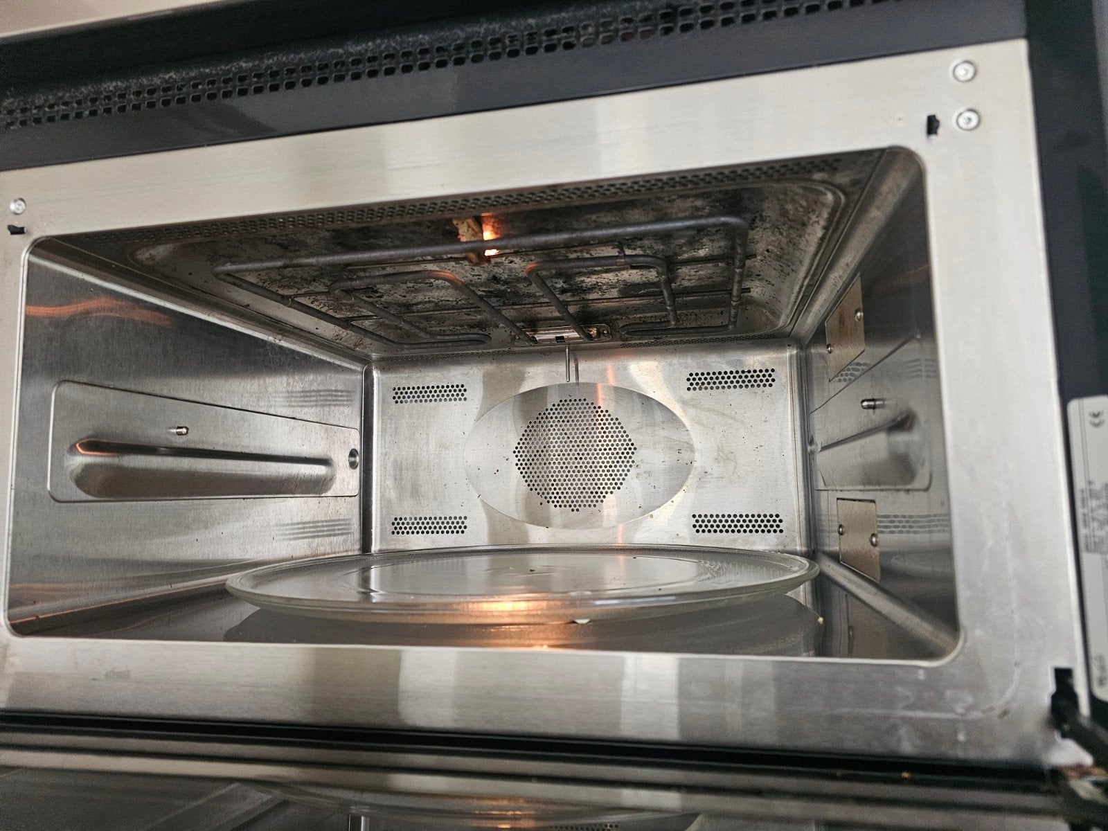 Microgolf inbouw Whirlpool voor stukken, Elektronische apparatuur, Ophalen, 45 tot 50 cm, Whirlpool, Gebruikt