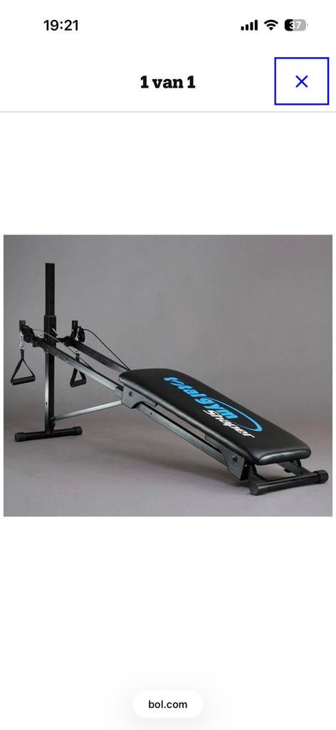 Total gym shaper, Sport en Fitness, Ophalen, Zo goed als nieuw