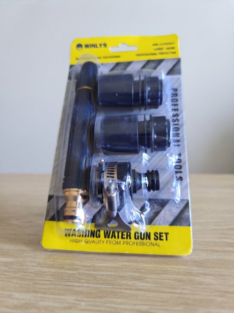 WINLYS waterpistool set met adapters, Ophalen of Verzenden, Nieuw, Multisproeier