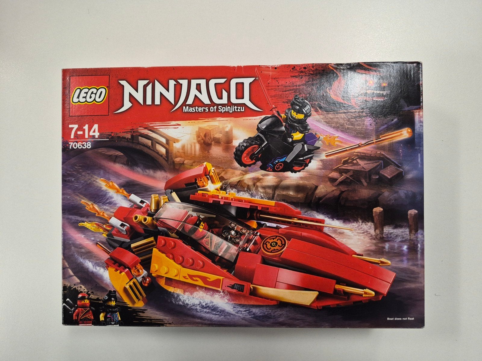 Lego ninjago 79636 Le bateau katana V11, Accessoires inclus, Lego, Ensemble complet, Utilisé