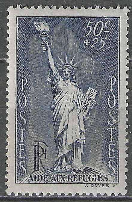 Frankrijk 1937 - Yvert 352 - Vrijheidsbeeld (PF), Verzenden, Postfris