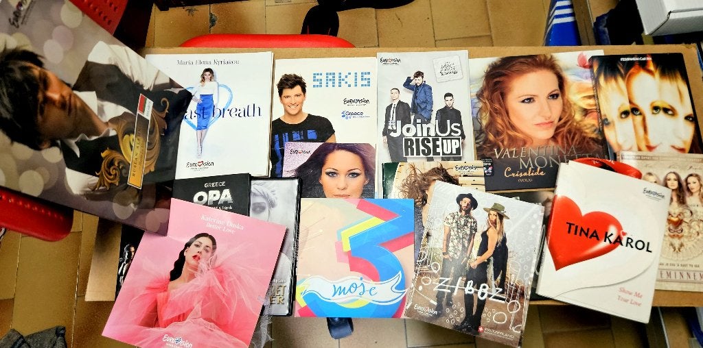 RARE Lot 16 CD Promo Eurovision, Verzenden, Gebruikt, Pop, Inclusief boekje