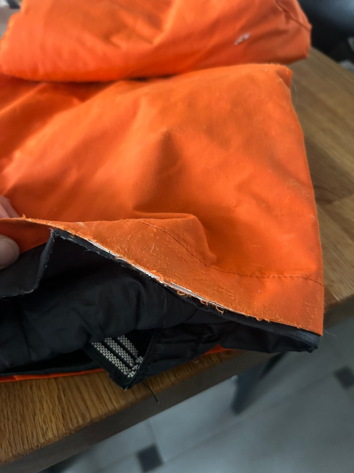 Pantalon de ski orange taille 12ans marque no panic, Sport en Fitness, Gebruikt, Kleding, Ski, Ophalen