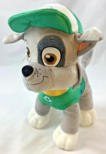 Paw Patrol Rocky pluche knuffel Spin Master Nickelodeon, Kinderen en Baby's, Speelgoed | Knuffels en Pluche, Groen, Verzenden