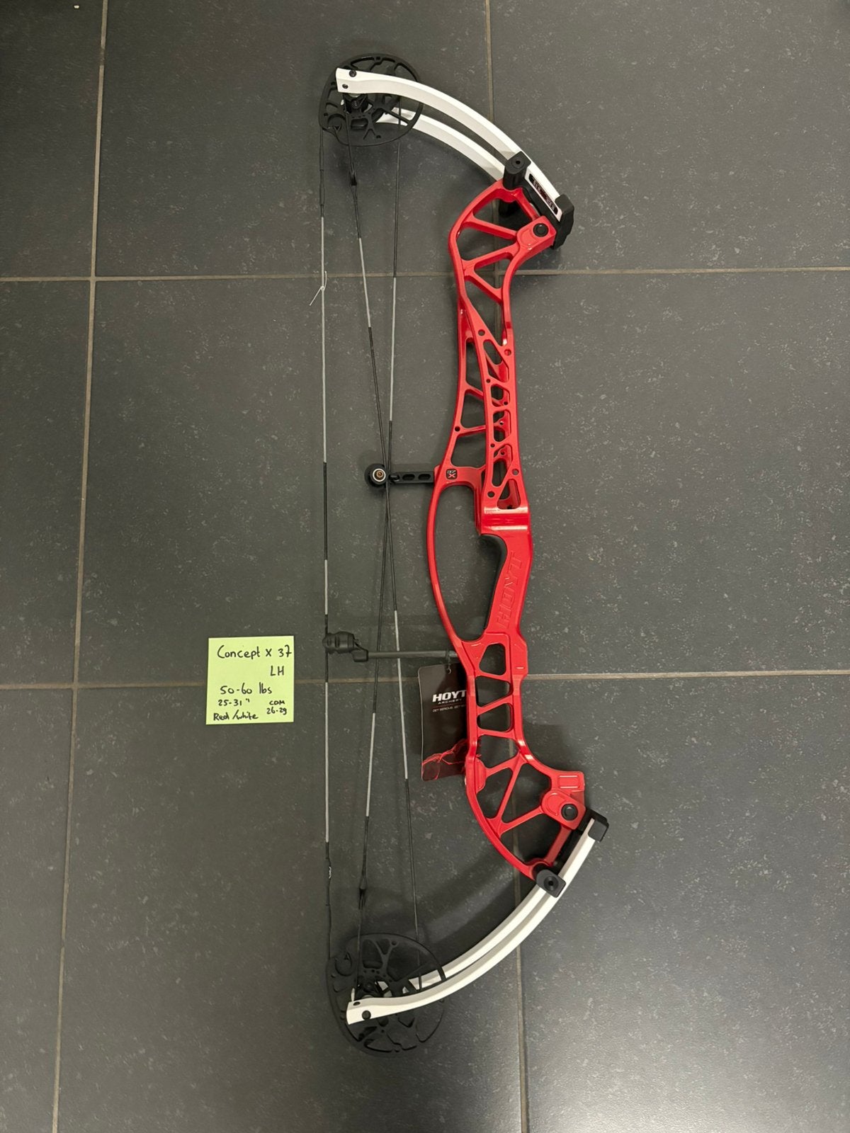 Nieuwe Hoyt Concept X bogen LINKSHANDIG, Sport en Fitness, Ophalen of Verzenden, Zo goed als nieuw