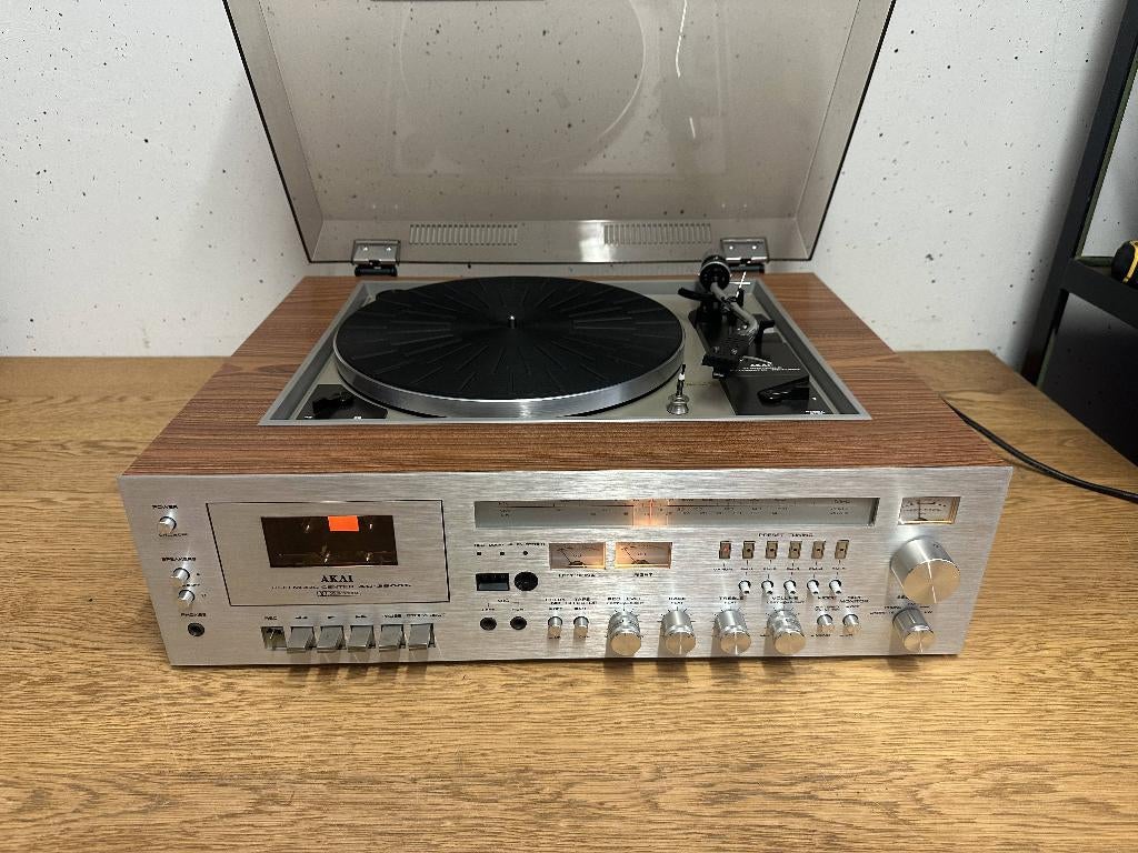 Akai AC-3800L Hifi Music Center Stereoketen mooi Vintage, Enlèvement, Utilisé, Tuner ou Radio, Akai