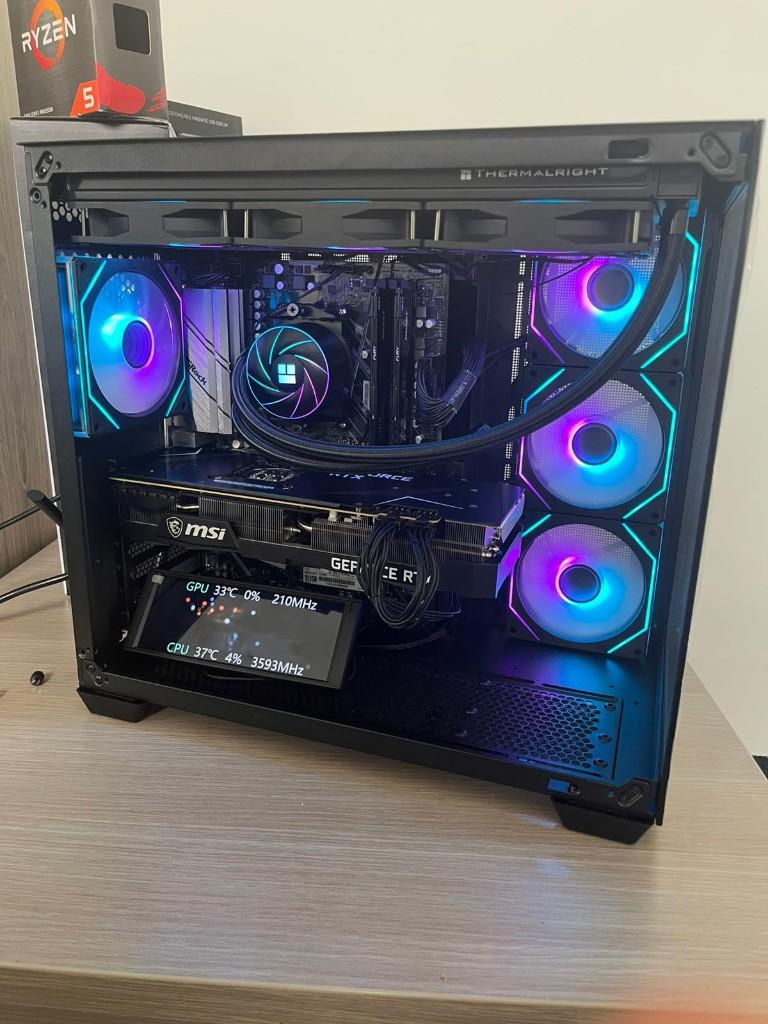 CUSTOM GAMING PC, Computers en Software, Desktop Pc's, Zo goed als nieuw, HDD, SSD, Met videokaart, Gaming, Virtual Reality, Ophalen of Verzenden