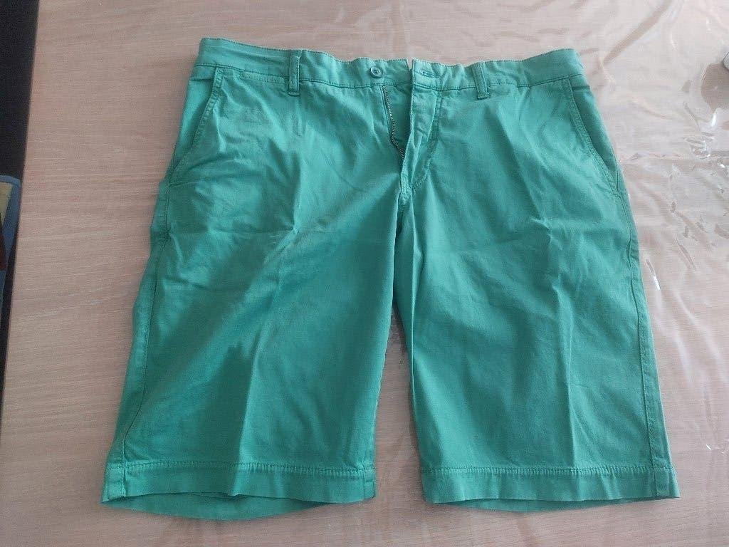 Short classique vert pour homme Cricket & co - T. 50, Kleding | Heren, Broeken en Pantalons, Maat 48/50 (M), Nieuw, Ophalen of Verzenden
