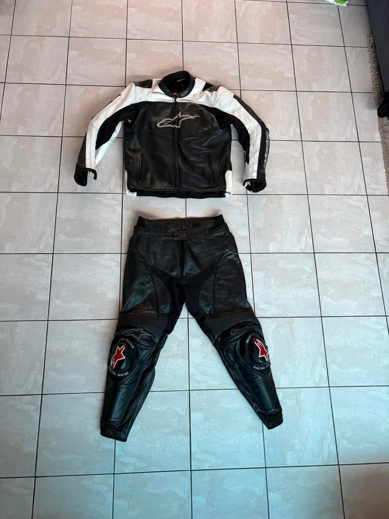 Combi T54 alpinestars 2 pièces, Enlèvement, Comme neuf, Blanc