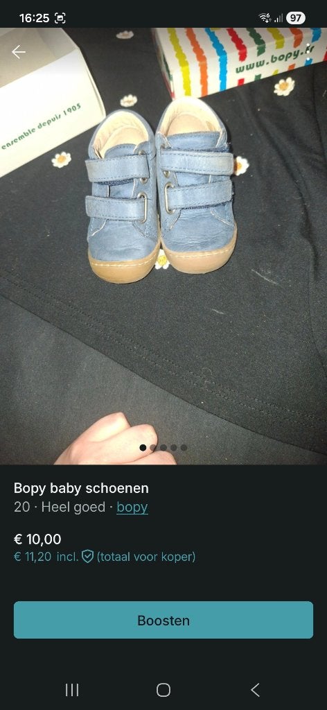 Babyschoenen, Ophalen, Bopy, Zo goed als nieuw, Jongetje