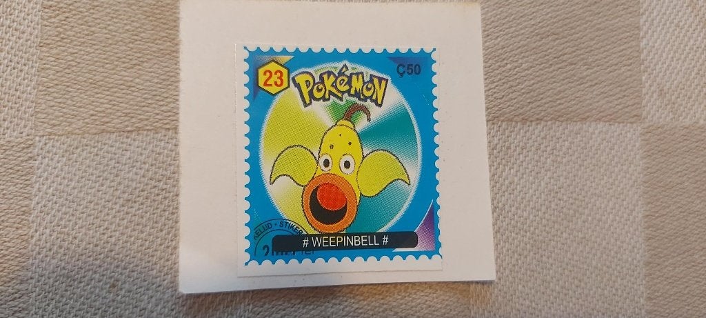 Timbre Pokemon rare et limité Weepinbell, Enlèvement ou Envoi, Neuf, Autres types