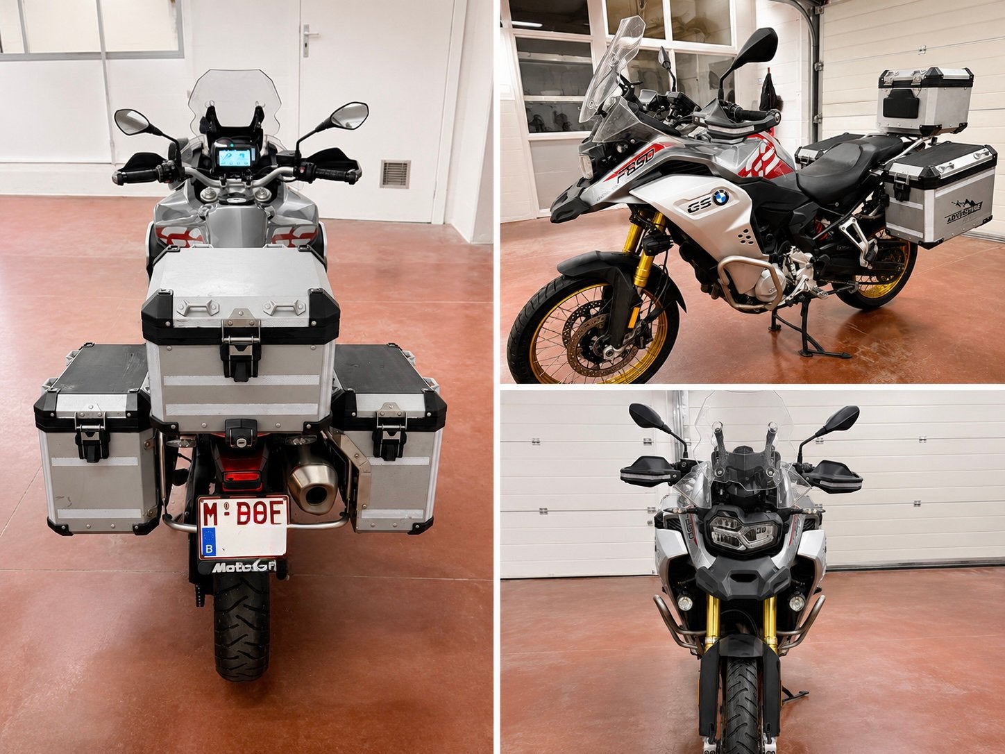 BMW F850GS Adventure Exclusive — 2 koffers+topkoffer+BMW GPS, Motoren, Ophalen, Gebruikt