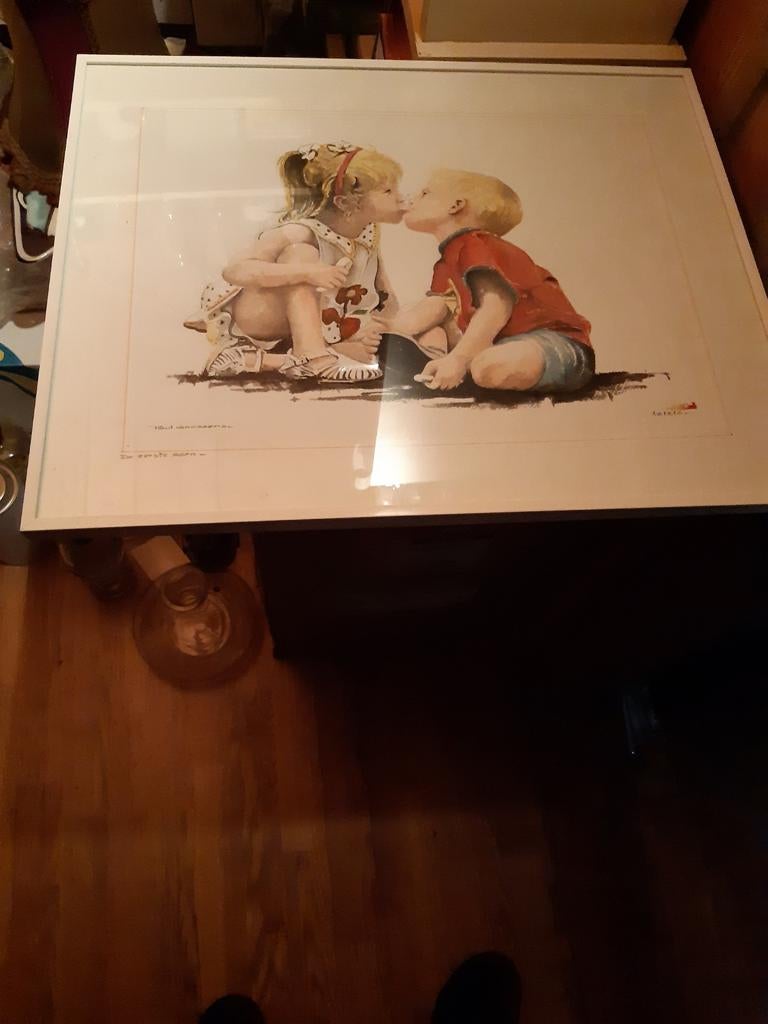 Kader zoenend kind, Ophalen