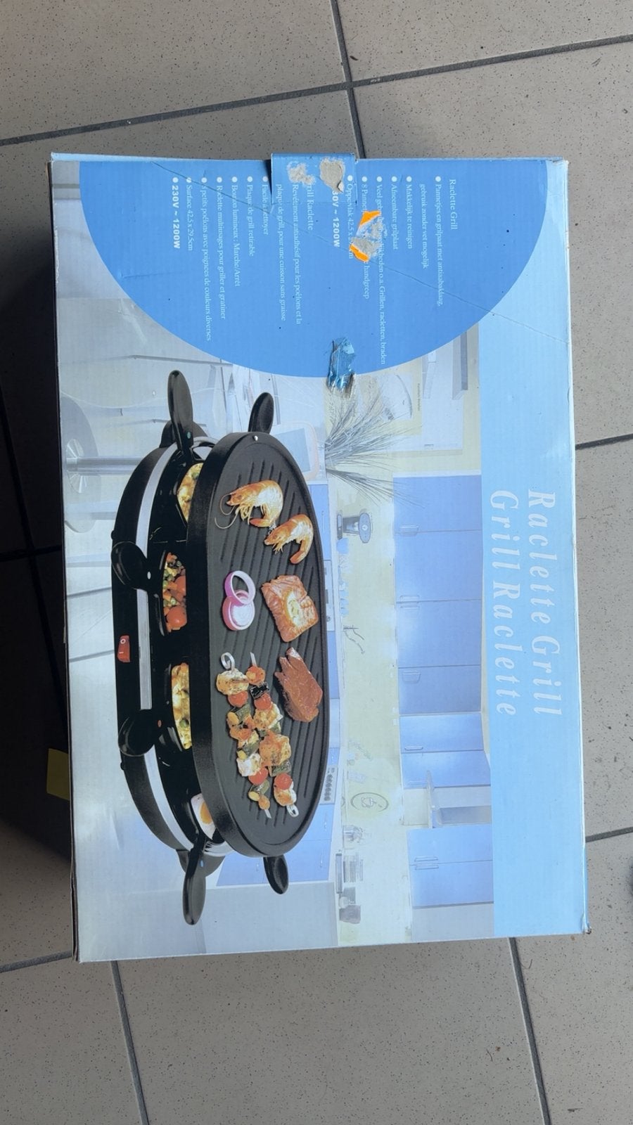 Raclette Grill ONGEBRUIKT, Ophalen, Nieuw