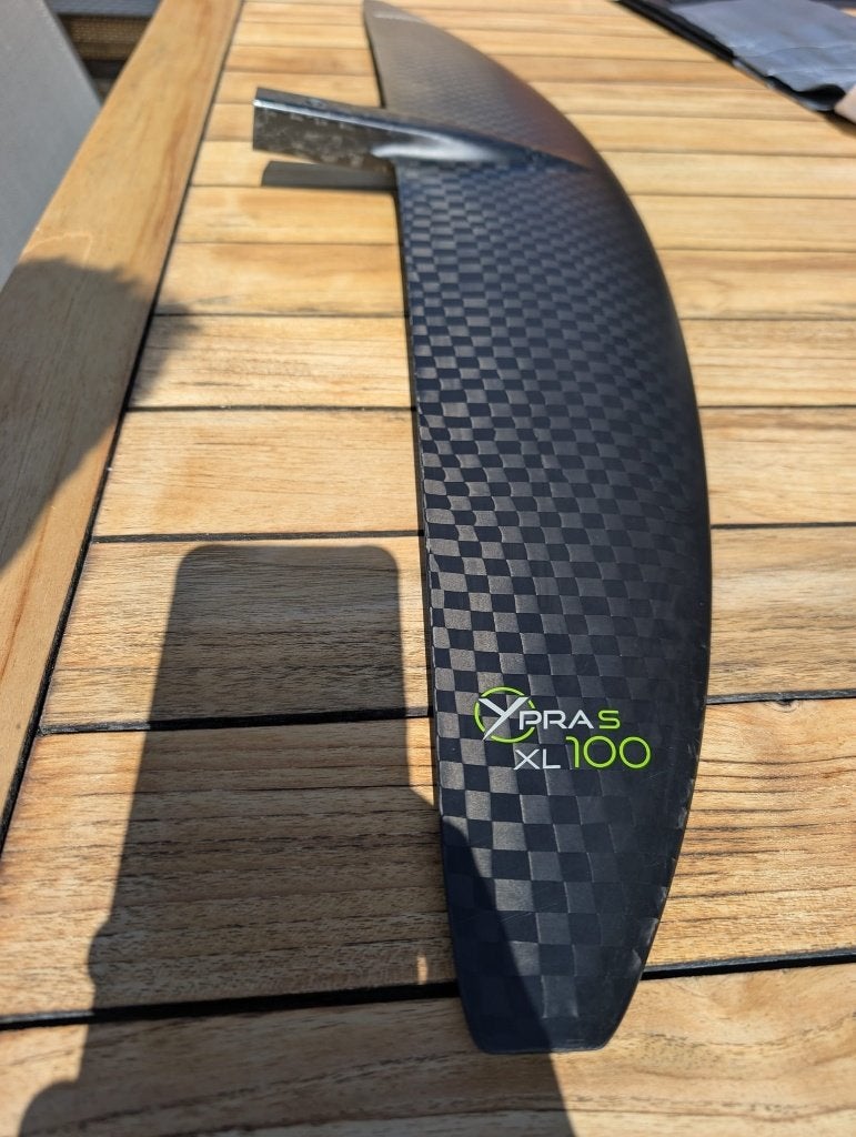 Foil Front Wing Pro Ypra Slalom V2 - XL 100CM 1250cm2, Ophalen of Verzenden, Gebruikt, Wingsurf-wing