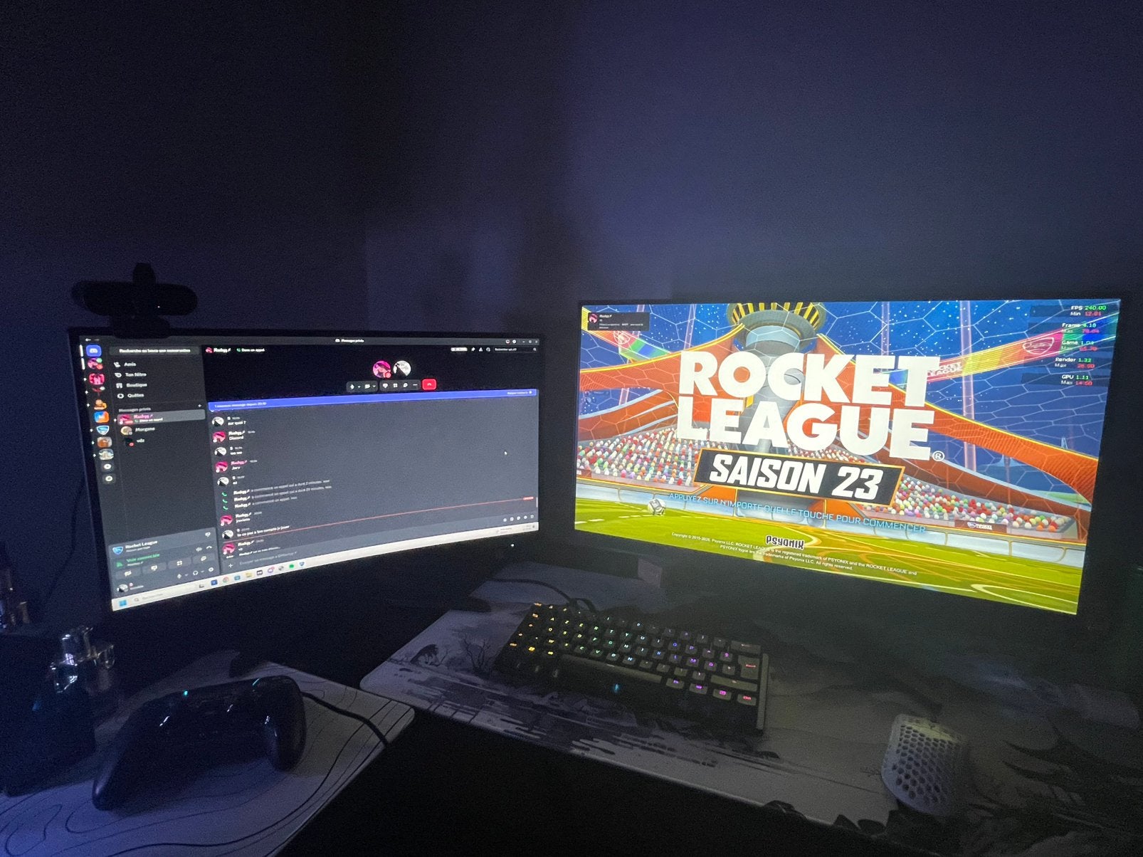 Pc+bureau+schermen+kb/m+micro+camera, Ophalen, Zo goed als nieuw, Gaming