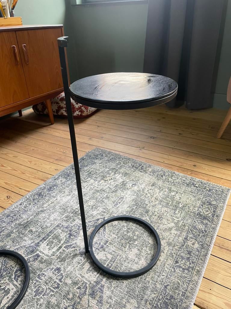 Rond bijzettafeltje dôme deco, Huis en Inrichting, Tafels | Bijzettafels, Ophalen, Zo goed als nieuw, Rond