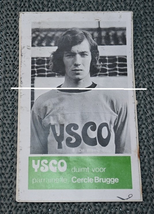 Cercle Brugge / Ysco / 8 De Waele Filip / Sticker, Verzamelen, Verzenden, Gebruikt, Poster, Plaatje of Sticker