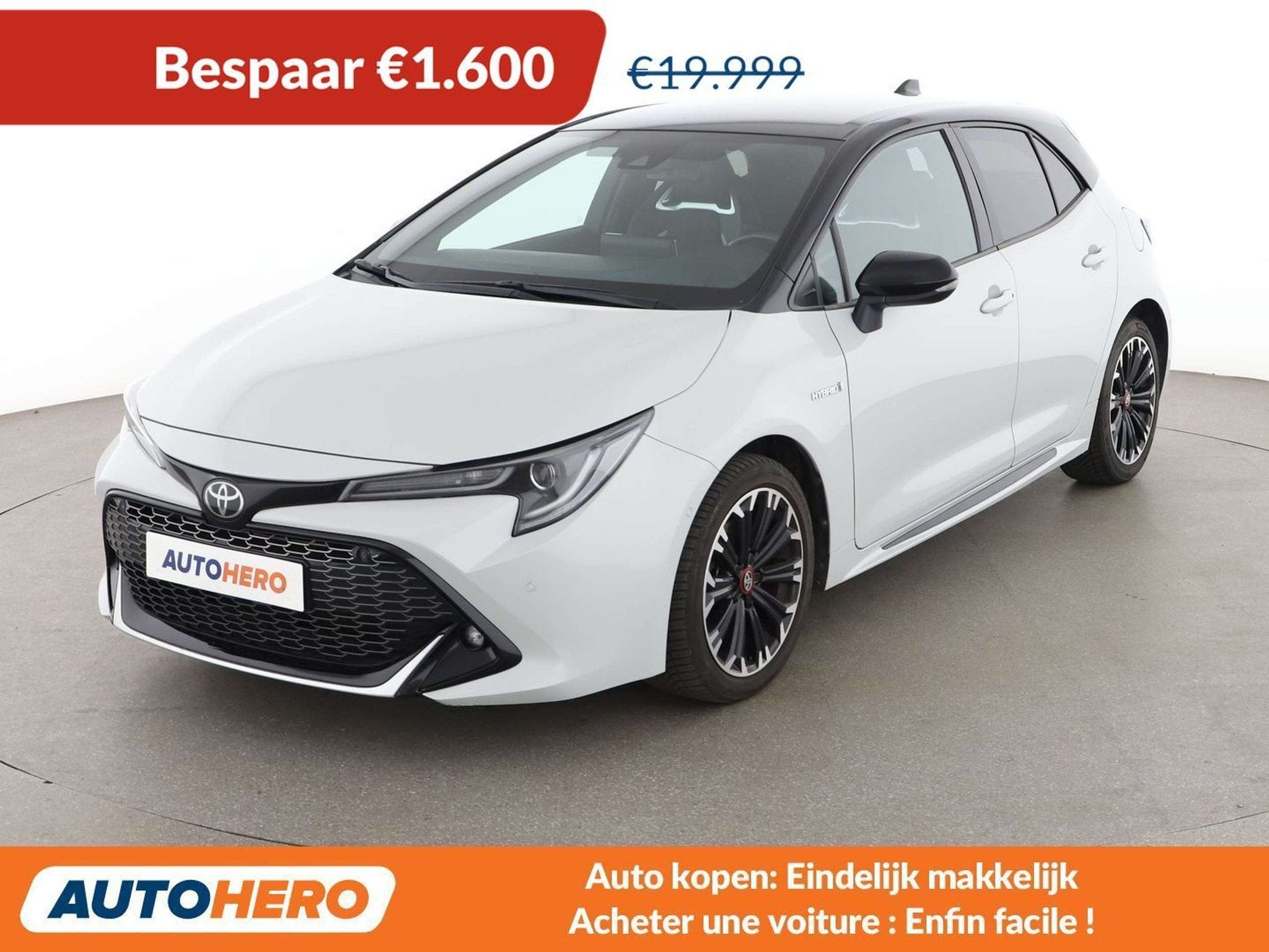 Toyota Corolla 1.8 Hybrid GR Sport (automatique), Autos, Argent ou Gris, Achat, Euro 6, 110 g/km