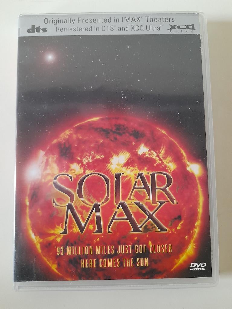 DVD - Solar Max, CD & DVD, DVD | Documentaires & Films pédagogiques, Enlèvement ou Envoi, Comme neuf, Science ou Technique