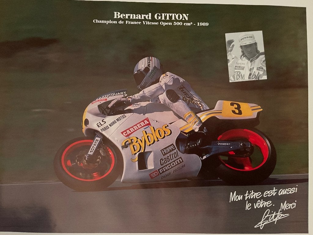 Poster moto, Collections, Posters & Affiches, Enlèvement ou Envoi, Neuf