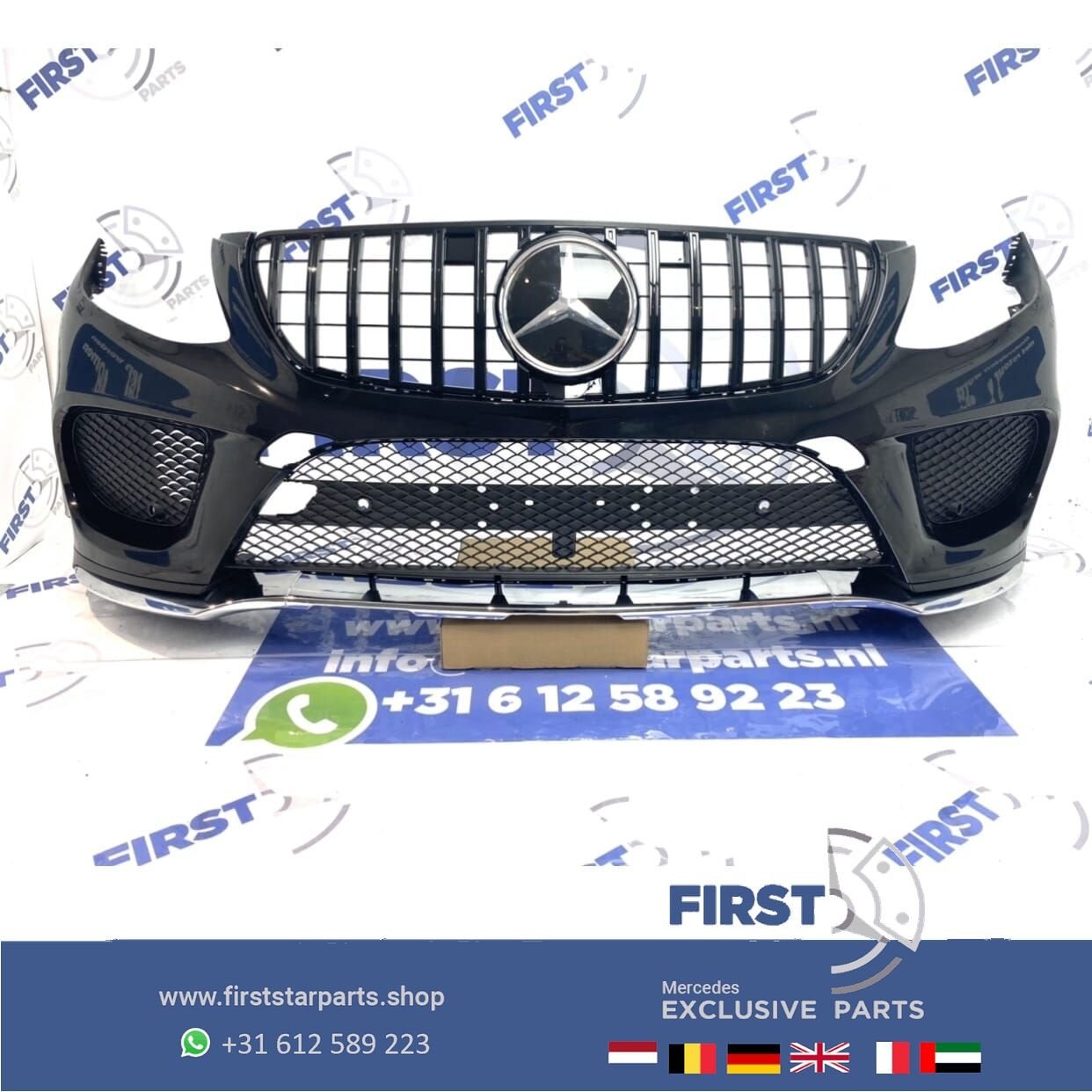 C292 GLE AMG COUPÉ VOORBUMPER COMPLEET ZWART Mercedes 2015-2, Utilisé, -, Avant, -