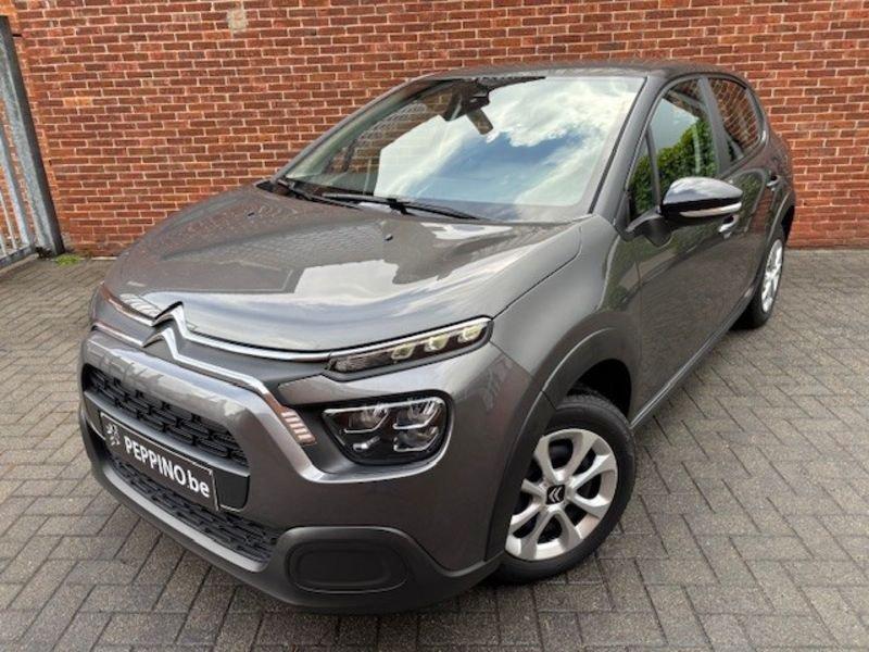 Citroen C3 PureTech FEEL S&S, Voorwielaandrijving, Stof, Gebruikt, Zwart