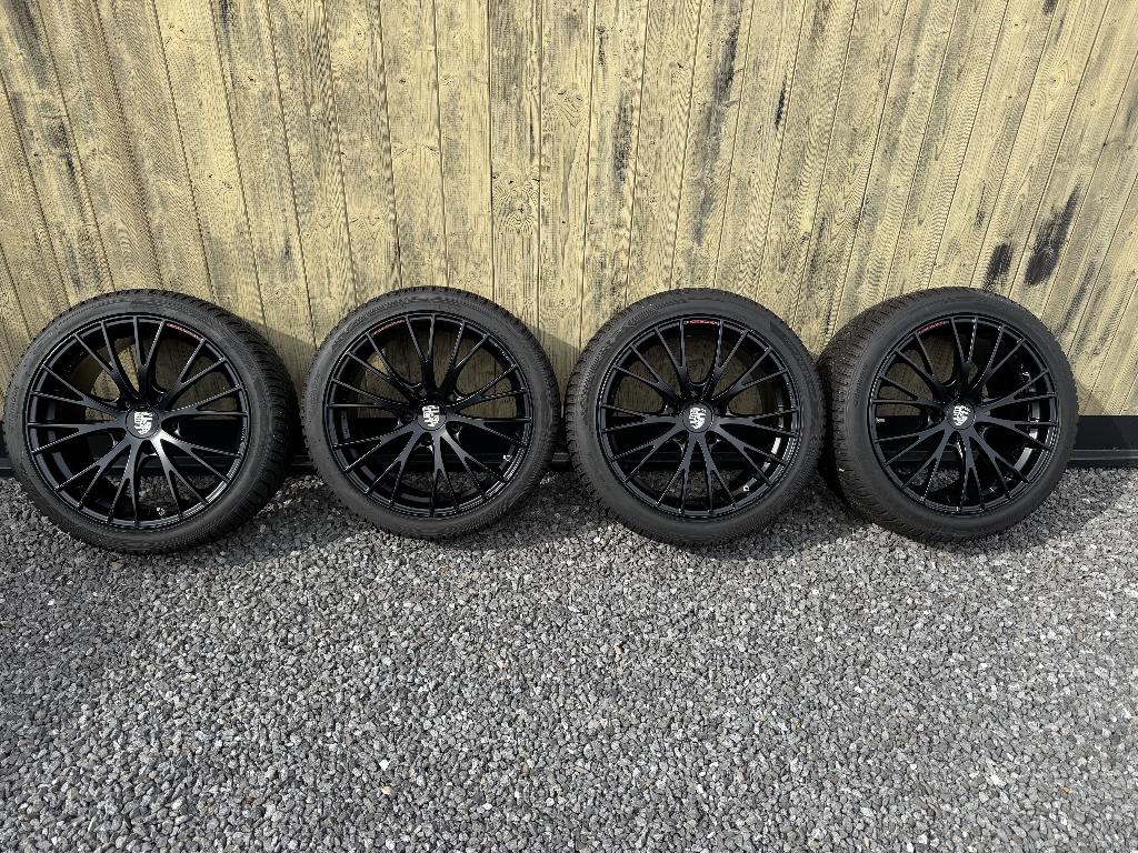 velgen en banden Porsche 911/Boxster/Cayman met Winterbanden, Auto-onderdelen, Banden en Velgen, 265 mm, Nieuw, Winterbanden, Band(en)