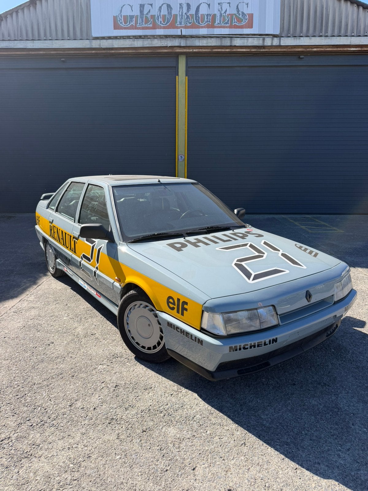 Renault r21 turbo, Autos, Cuir, Argent ou Gris, Achat, Noir