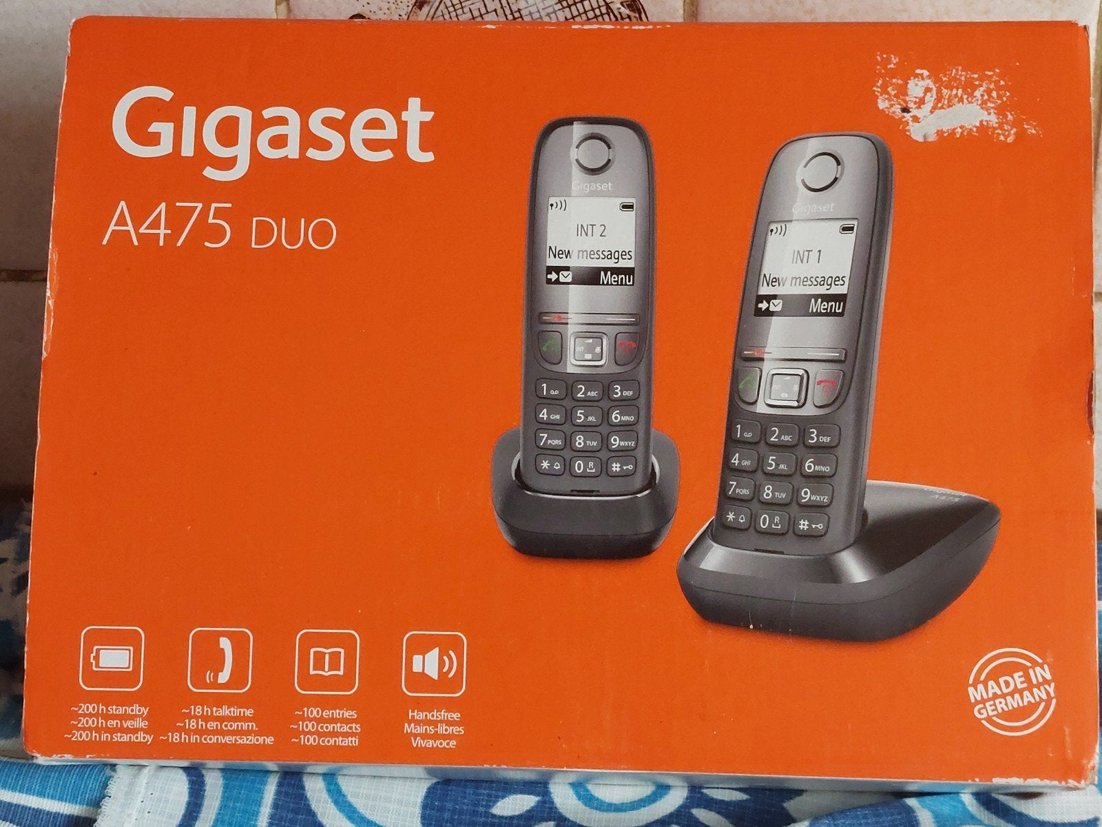 Draadloze telefoons nog nieuw., Ophalen