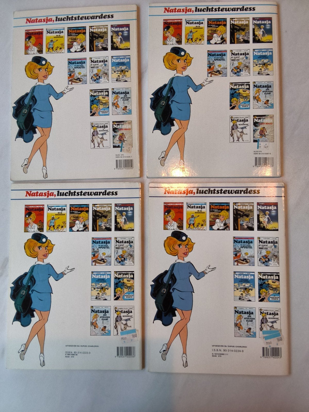 Natasja 12 strips  vanaf 1978, Boeken, Ophalen of Verzenden, Meerdere stripboeken, Francois Walthéry, Zo goed als nieuw