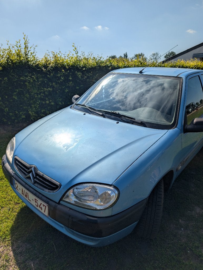 Citroen Saxo blauw, Auto's, Citroën, Stof, Saxo, Blauw, 5 deurs