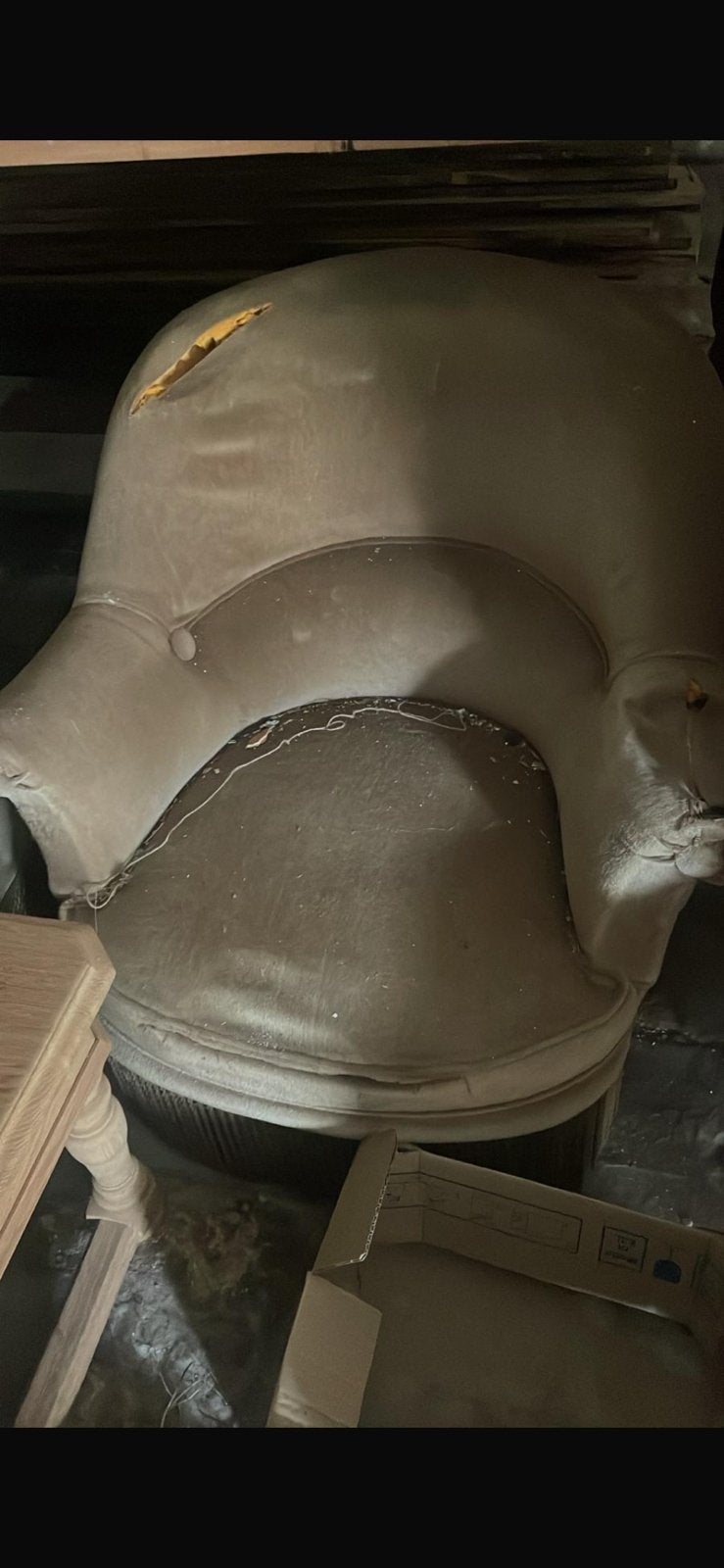 Fauteuils crapaud à restaurer, Enlèvement, Utilisé, Napoleon