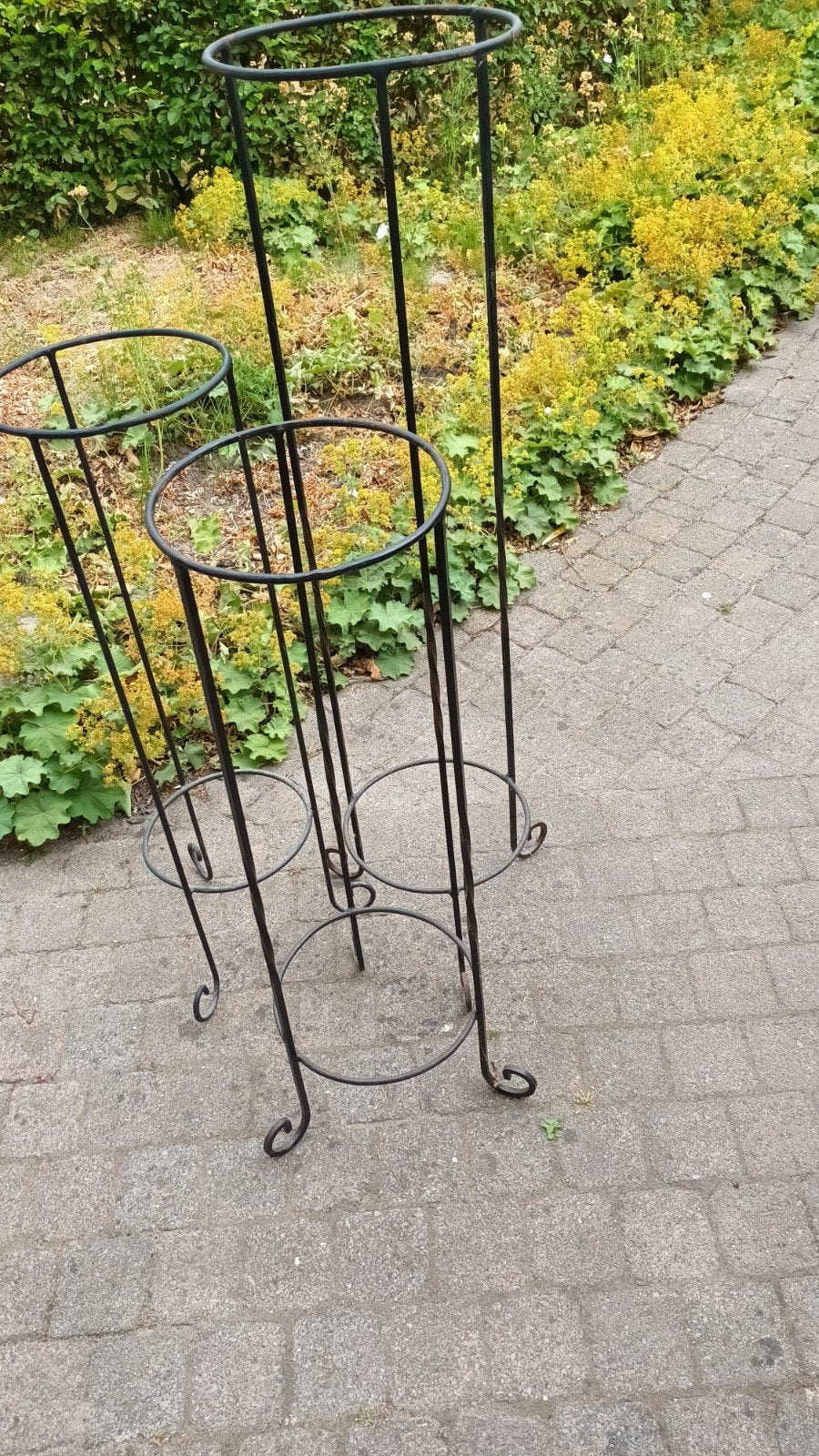 bloemenstaanders ijzer, Maison & Meubles, Accessoires pour la Maison | Colonnes & Piliers, Enlèvement, Comme neuf