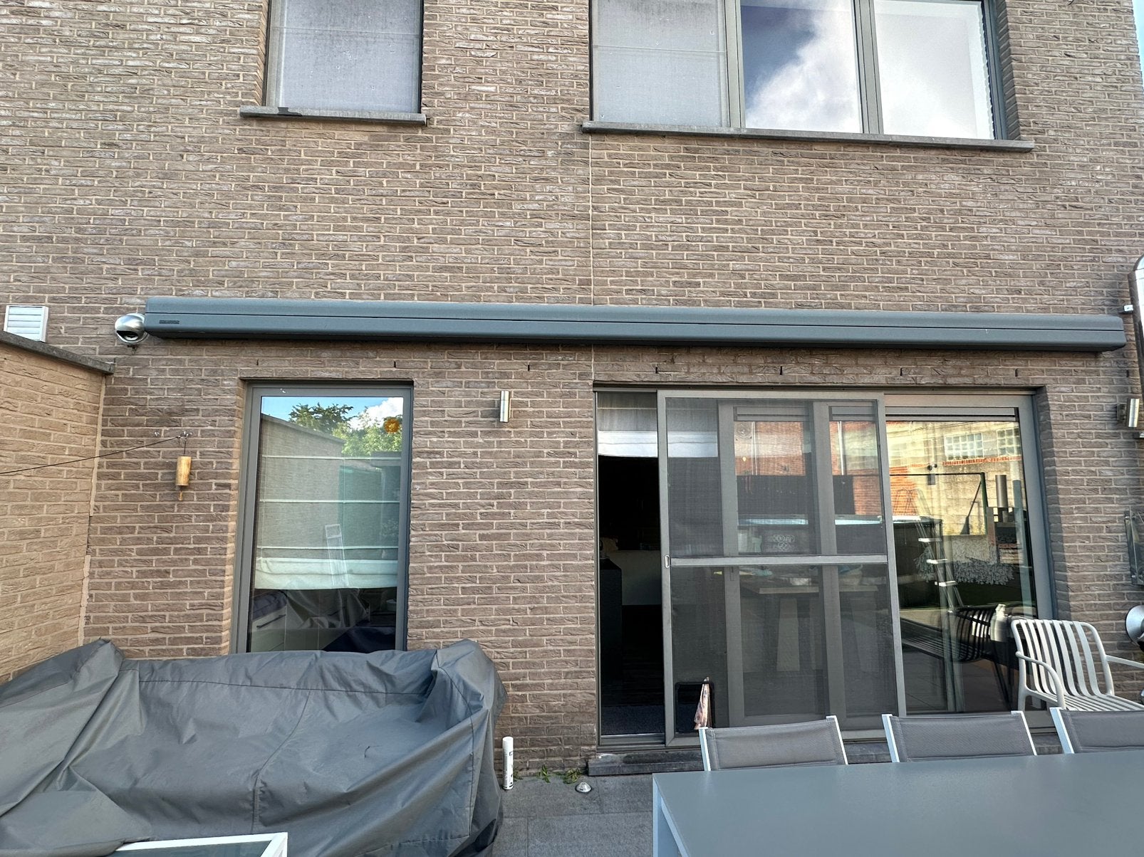 Luifel, Tuin en Terras, Ophalen, Gebruikt, 450 cm of meer, Elektrisch
