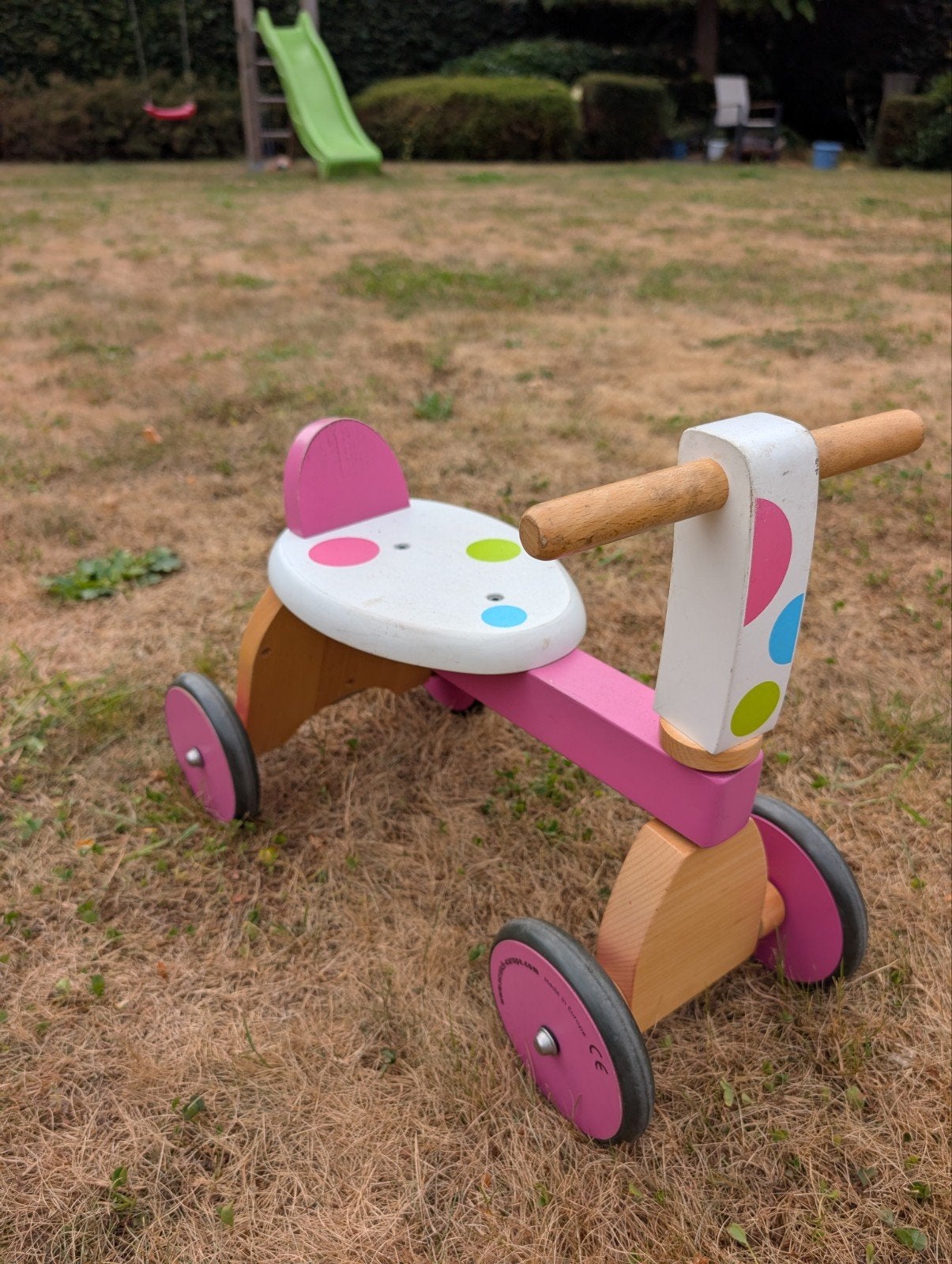 vierwieler loopfiets, Ophalen