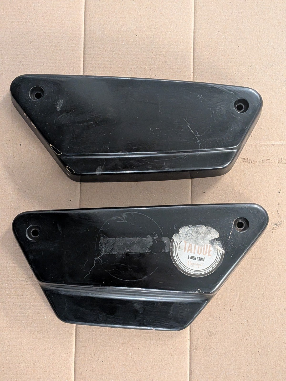 Harley Davidson zijkappen 66350-84 66349-84 FXR 1340, Motoren, Ophalen, Gebruikt