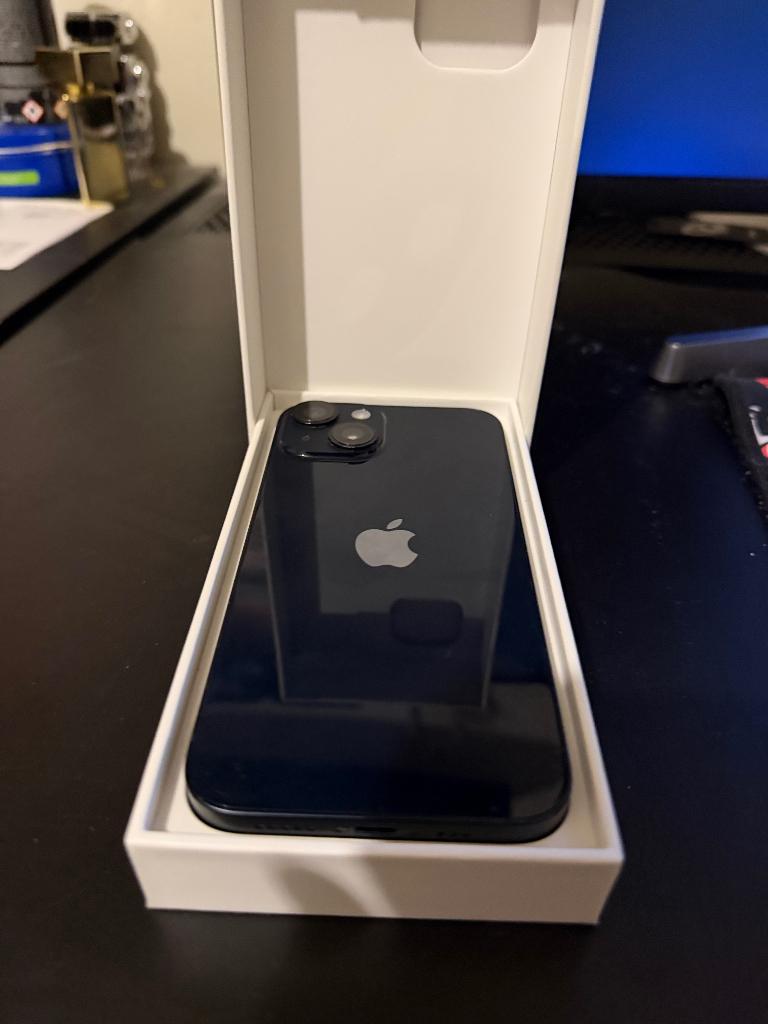 IPHONE 14 MIDDERNACHT 128 GB, Telecommunicatie, Mobiele telefoons | Apple iPhone, 128 GB, 75 %, Blauw, Ophalen of Verzenden