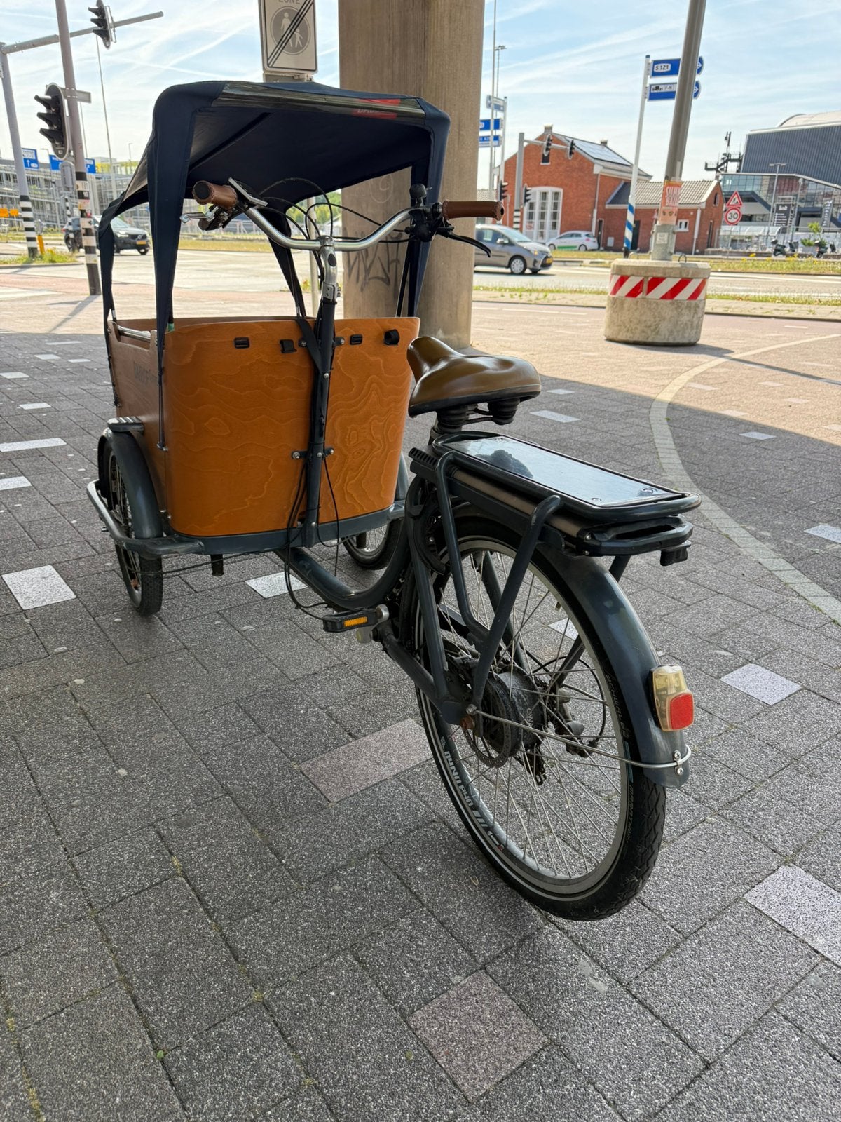 Babboe curve bakfiets electrish, Fietsen en Brommers, Ophalen, Zo goed als nieuw
