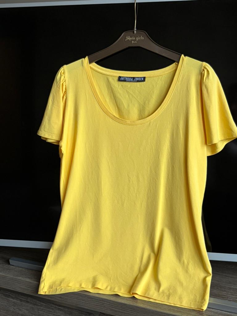 Dames t-shirt, Kleding | Dames, T-shirts, Geel, Zo goed als nieuw, Korte mouw, Ophalen