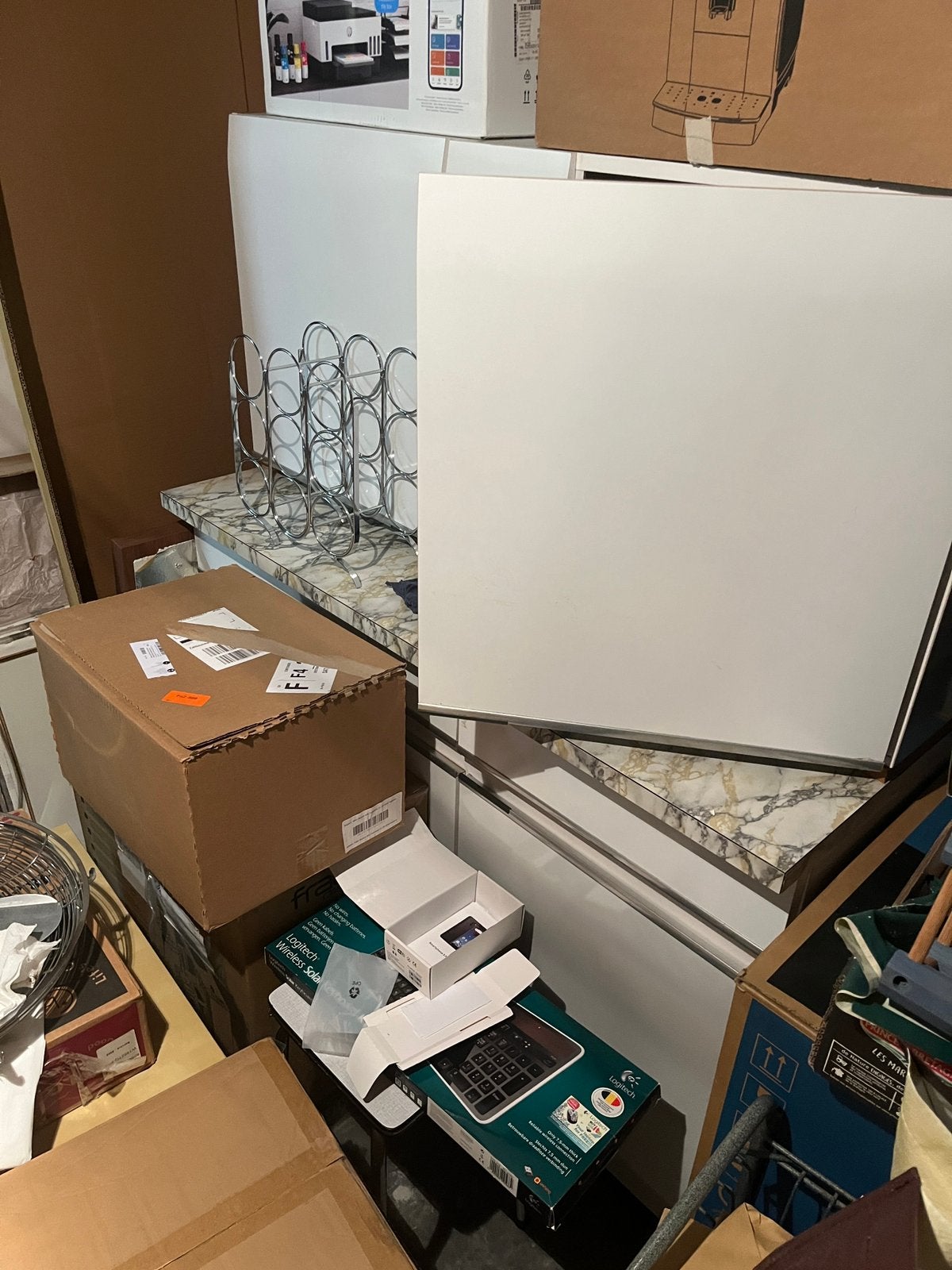 Buffet en 2 parties à donner à Ixelles, 100 à 150 cm, Enlèvement, Utilisé, 100 à 150 cm