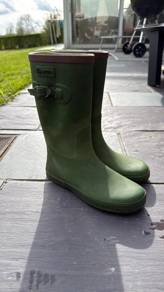 Bottes Aigle enfant taille 33, Comme neuf, Enlèvement, Bottes, Garçon ou Fille