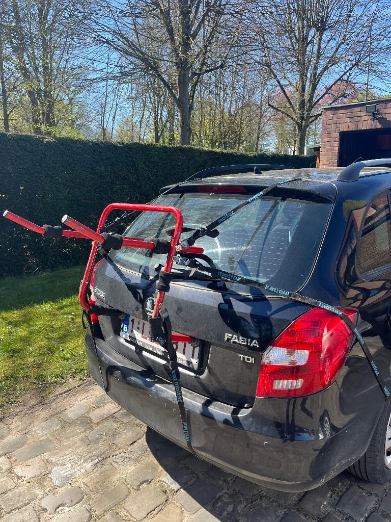 MOTTEZ Fietsendrager GEEN trekhaak nodig, Auto diversen, Fietsendragers, Ophalen, 2 fietsen, Gebruikt, Achterklepdrager