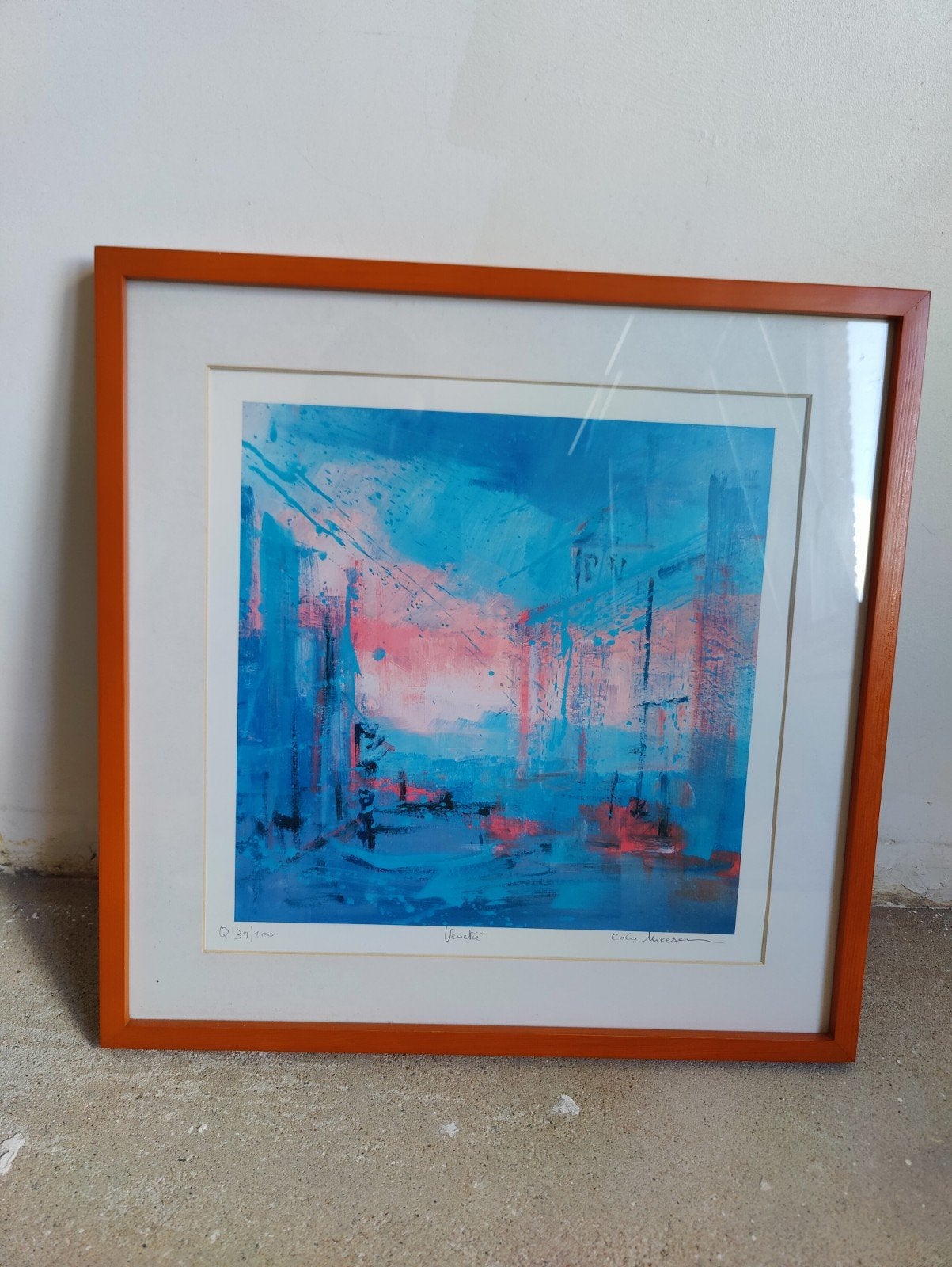 schilderij/tekening - Venetië - Coco Meesen, Antiek en Kunst, Ophalen of Verzenden