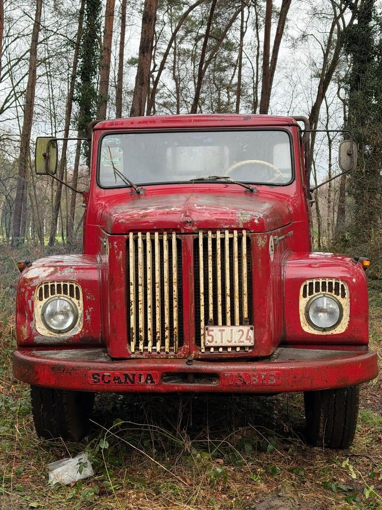 Scania-Vabis Oldtimer Trekker (1967), Auto's, Vrachtwagens, Particulier, Scania, Diesel, 2 deurs, Handgeschakeld, Rood, Ophalen