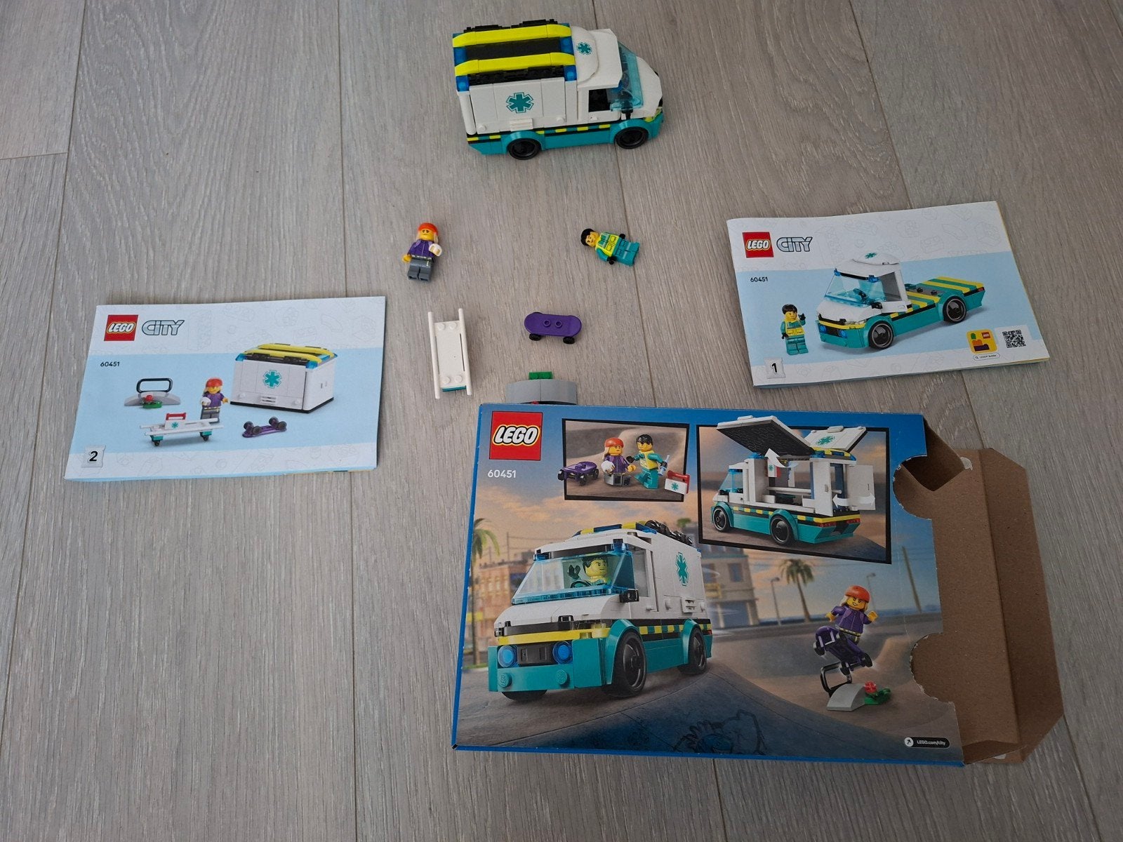 lego city 60451 ziekenwagen, City, Lego, Ophalen of Verzenden, Compleet