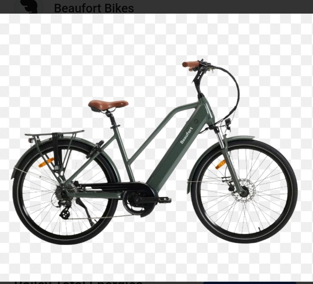 elektrische fiets merk beaufort, Vélos & Vélomoteurs, Neuf, Autres marques, Moins de 47 cm, 50 km par batterie ou plus