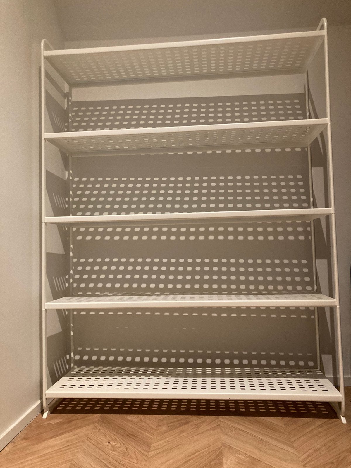 Wit metalen rek IKEA, Ophalen, Zo goed als nieuw