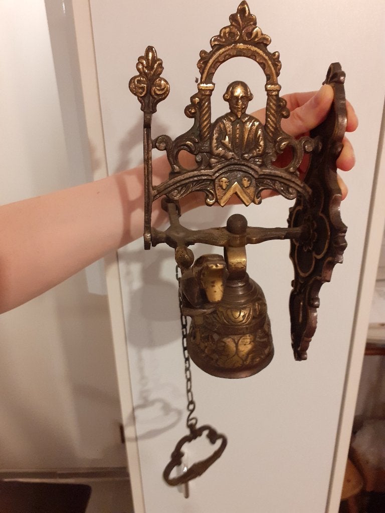 Antieke bel, Antiek en Kunst, Antiek | Brons en Koper, Ophalen of Verzenden